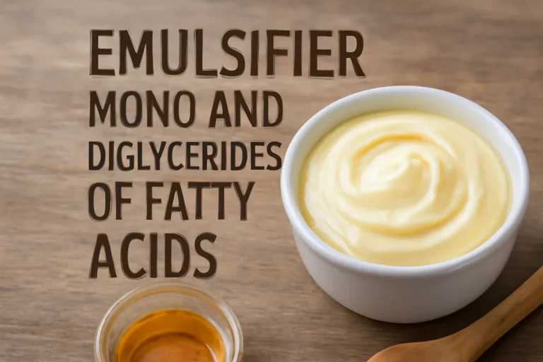 emulsifier mono and diglycerides of fatty acids