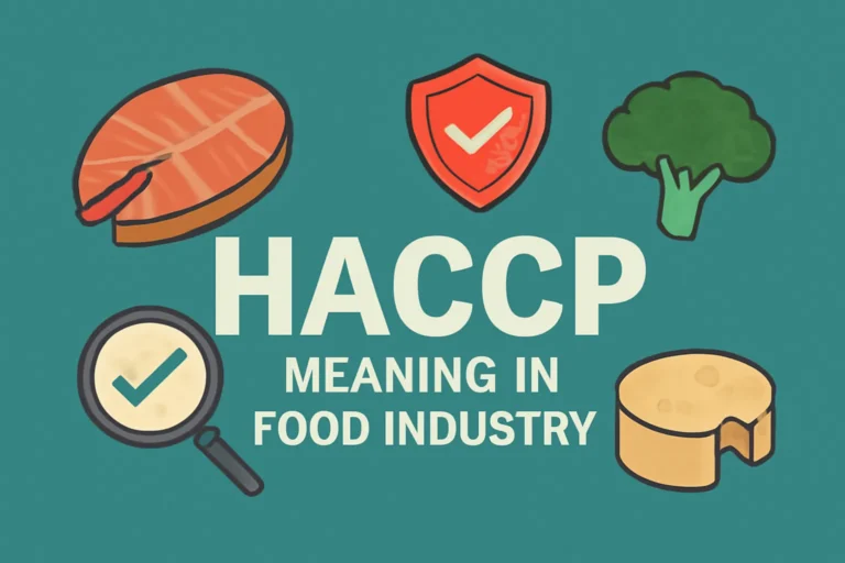 haccp meaning in food industry