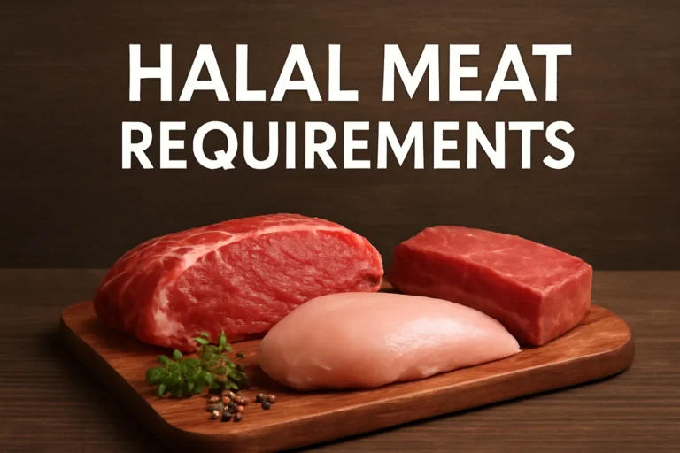halal meat requirements