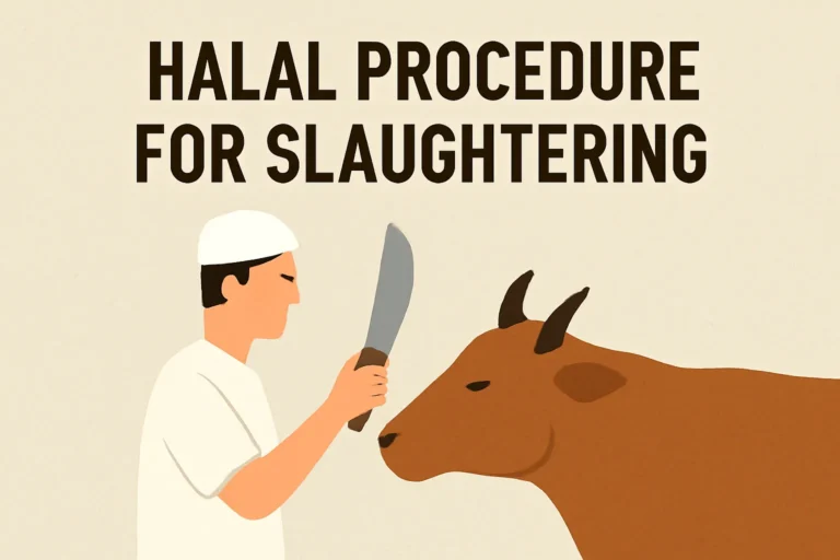 halal procedure for slaughtering