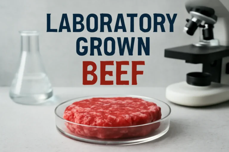 laboratory grown beef