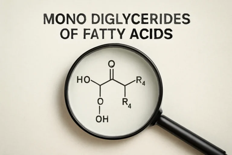 mono diglycerides of fatty acids