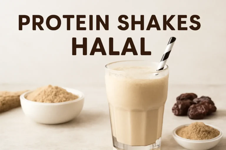 protein shakes halal