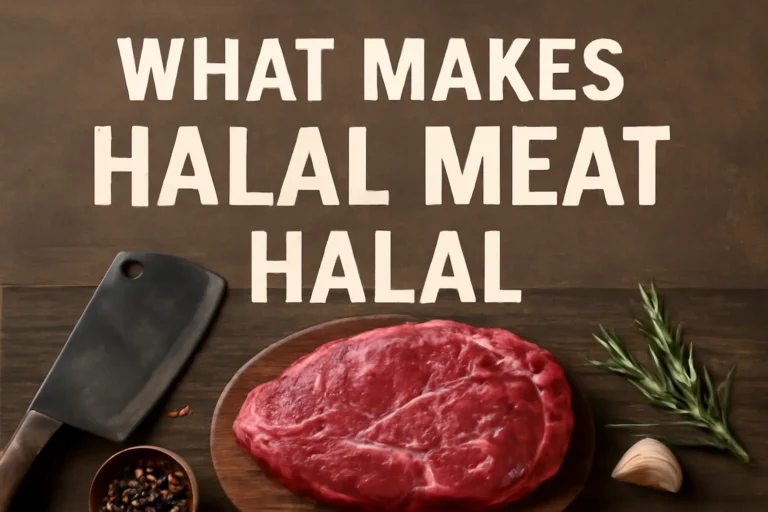 what makes halal meat halal